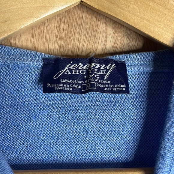 Jeremy Argyle NYC lightweight zippered cardigan - Picture 3 of 3